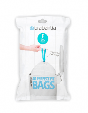 DISTRIBUTEUR SAC POUBELLE 20L SLIMLINE BRABANTIA