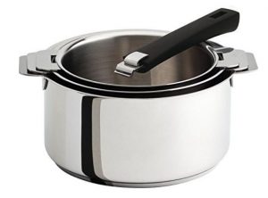 CASSEROLES AMOVIBLES 16/18/20 CM MUTINE NOIR