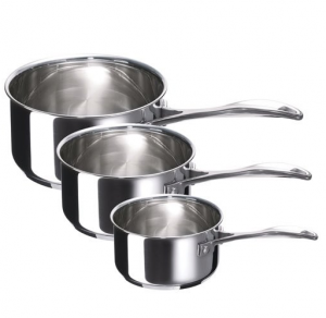 SERIE DE 3 CASSEROLES CHEF 12066974 BEKA
