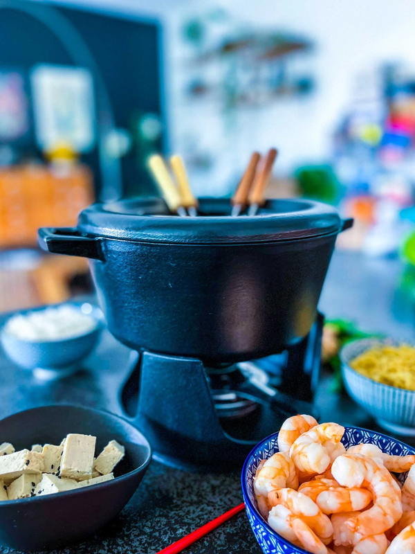 fondue japonaise avec nori de beka