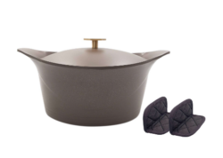 COCOTTE 24 CM MOKA